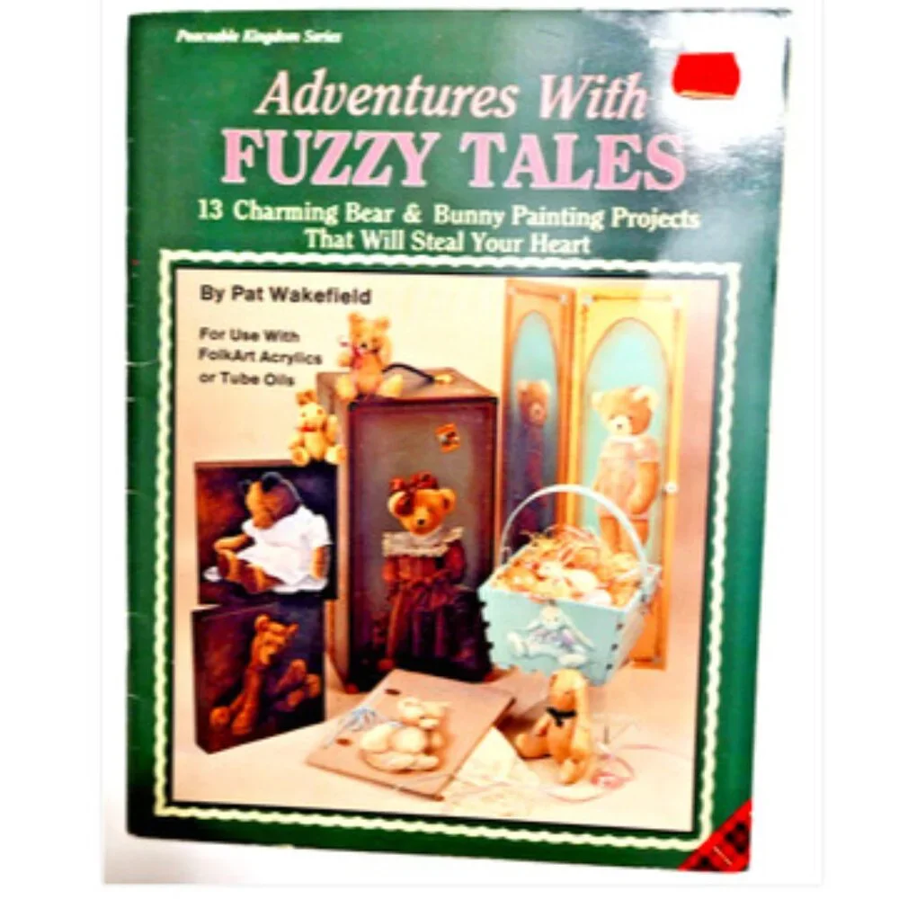 Charming Bear & Bunny 13 Painting Projects Adventures w/Fuzzy Tales Vint…
